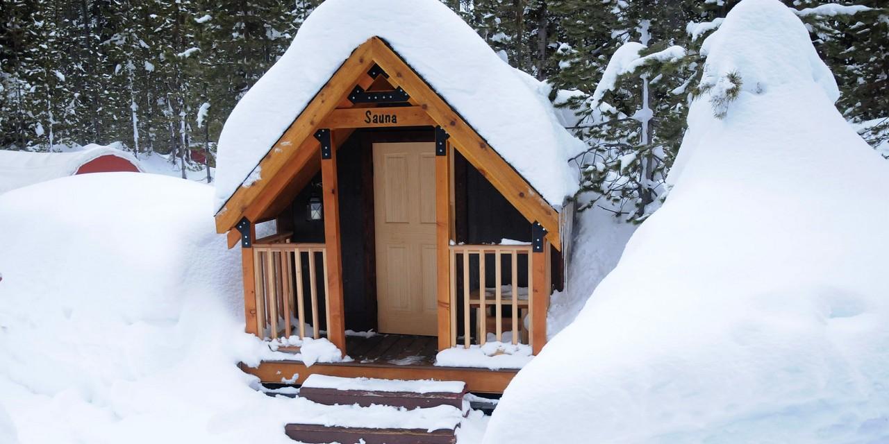 Sauna at the Yurt Camp in Yellowstone